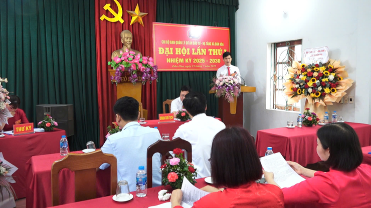 Đại hội Chi bộ Ban Quản lý Dự án Đầu tư – Hạ tầng xã Dân Hòa nhiệm kỳ 2025–2030 thành công tốt đẹp- Ảnh 3.