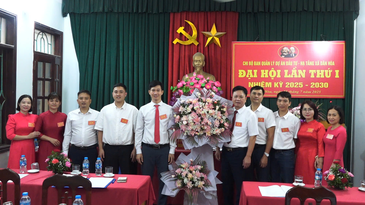 Đại hội Chi bộ Ban Quản lý Dự án Đầu tư – Hạ tầng xã Dân Hòa nhiệm kỳ 2025–2030 thành công tốt đẹp- Ảnh 8.