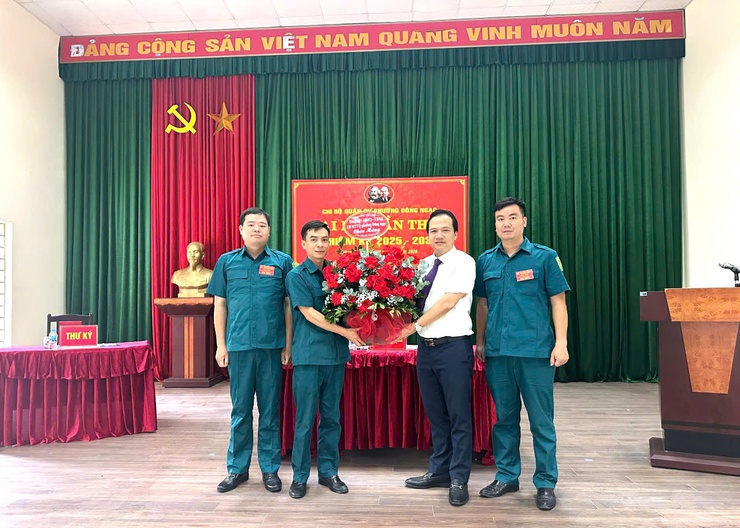 ĐẠI HỘI CHI BỘ QUÂN SỰ PHƯỜNG ĐÔNG NGẠC LẦN THỨ I,   NHIỆM KỲ 2025 – 2030- Ảnh 1.