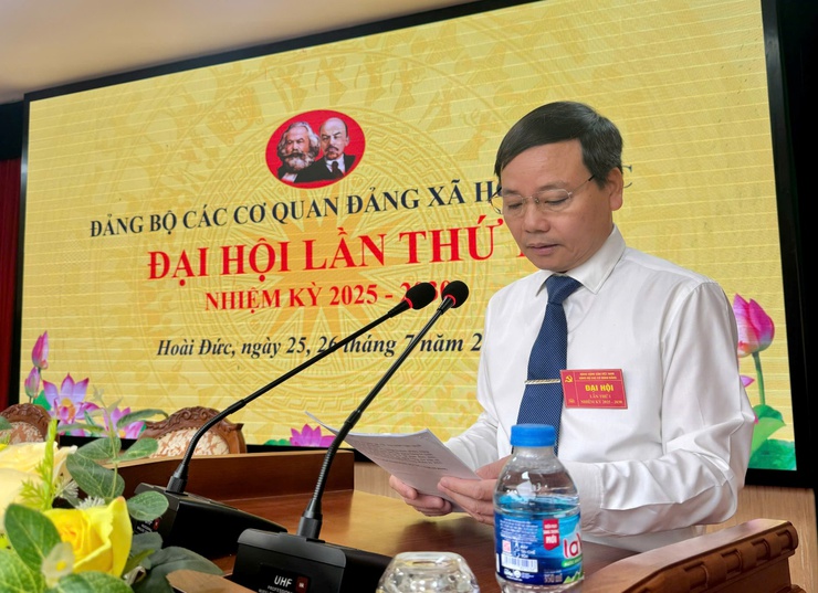 Đảng bộ các cơ quan Đảng xã Hoài Đức tổ chức đại hội lần thứ I nhiệm kỳ 2025-2030- Ảnh 6. Đảng bộ các cơ quan Đảng xã Hoài Đức tổ chức đại hội lần thứ I nhiệm kỳ 2025-2030- Ảnh 6.