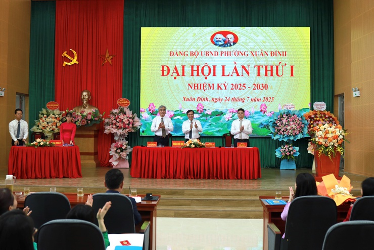 Đại hội Đảng bộ UBND phường Xuân Đỉnh: Phấn đấu trở thành phường “Thông minh – Kiểu mẫu” của Thủ đô- Ảnh 1.