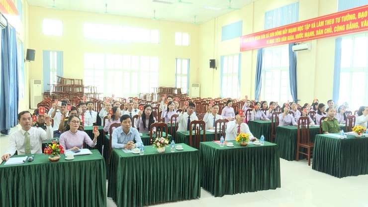 Đảng bộ các cơ quan Đảng xã Sơn Đồng tổ chức Đại hội Lần thứ I, Nhiệm kỳ 2025 - 2030- Ảnh 8.