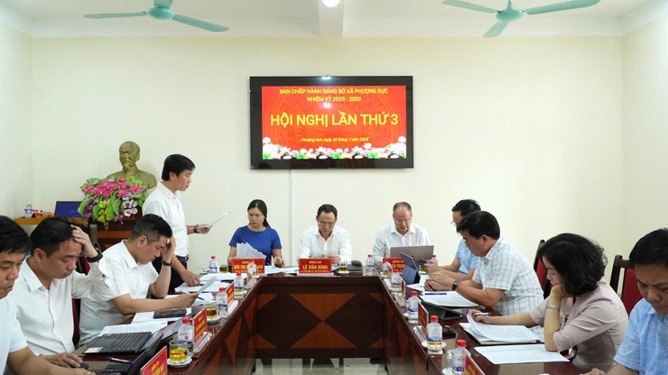 Hội nghị lần thứ 3 Ban Chấp hành Đảng bộ xã - Ảnh 1.