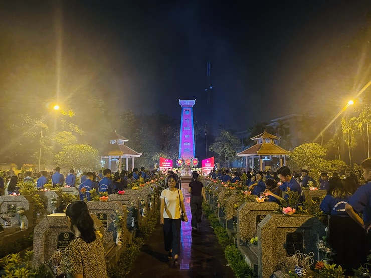 LỄ THẮP NẾN TRI ÂN CÁC BÀ MẸ VIỆT NAM ANH HÙNG, 
CÁC ANH HÙNG LIỆT SĨ TẠI NGHĨA TRANG LIỆT SĨ XÃ THIÊN LỘC
- Ảnh 3.
