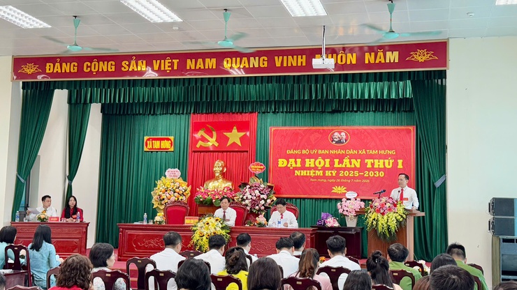 Đại hội Đảng bộ UBND xã Tam Hưng lần thứ I, nhiệm kỳ 2025–2030: Đoàn kết – Kỷ cương – Đổi mới – Phát triển vì chính quyền hiện đại, gần dân, sát dân- Ảnh 5.