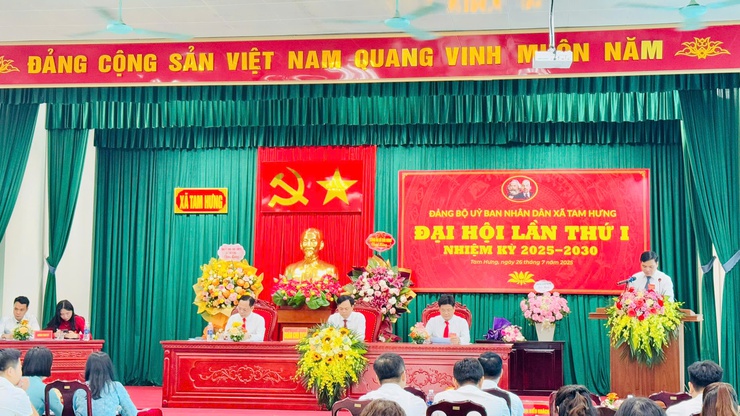 Đại hội Đảng bộ UBND xã Tam Hưng lần thứ I, nhiệm kỳ 2025–2030: Đoàn kết – Kỷ cương – Đổi mới – Phát triển vì chính quyền hiện đại, gần dân, sát dân- Ảnh 6.