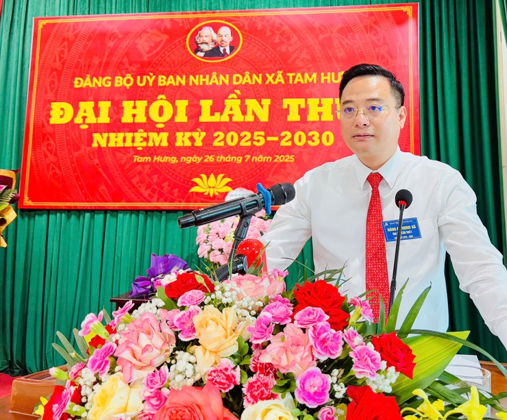Đại hội Đảng bộ UBND xã Tam Hưng lần thứ I, nhiệm kỳ 2025–2030: Đoàn kết – Kỷ cương – Đổi mới – Phát triển vì chính quyền hiện đại, gần dân, sát dân- Ảnh 7.