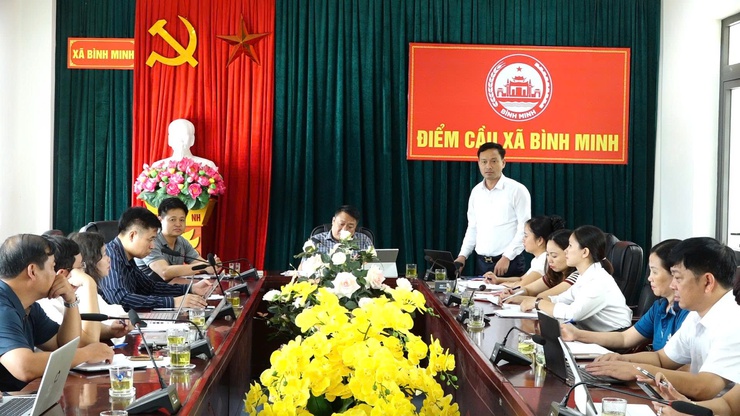 THƯỜNG TRỰC ĐẢNG ỦY XÃ BÌNH MINH LÀM VIỆC VỚI CÁC TIỂU BAN PHỤC VỤ ĐẠI HỘI ĐẢNG BỘ LẦN THỨ I, NHIỆM KỲ 2025–2030- Ảnh 1.