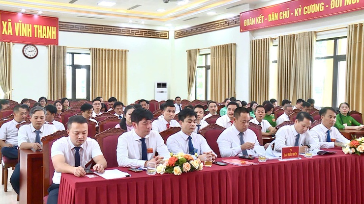 Đảng bộ UBND xã Vĩnh Thanh trang trọng tổ chức Đại hội lần thứ nhất, nhiệm kỳ 2025-2030- Ảnh 2.