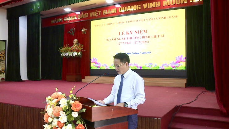 ĐẢNG ỦY – HĐND – UBND – UBMTTQ XÃ VĨNH THANH TRANG TRỌNG TỔ CHỨC LỄ KỶ NIỆM 78 NĂM NGÀY THƯƠNG BINH – LIỆT SĨ (27/7/1947 – 27/7/2025)- Ảnh 3.