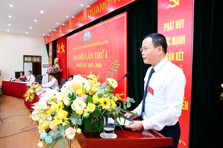 Đại hội Đảng bộ UBND phường Láng Lần Thứ I, Nhiệm Kỳ 2025-2030: Thành Công Tốt Đẹp, Mở Ra Kỷ Nguyên Mới Phát Triển Xanh Bền Vững và Hạnh Phúc- Ảnh 4.