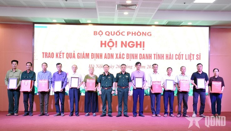 Xúc động đón nhận kết quả giám định AND của liệt sỹ Nguyễn Huy Tơ- Ảnh 1.