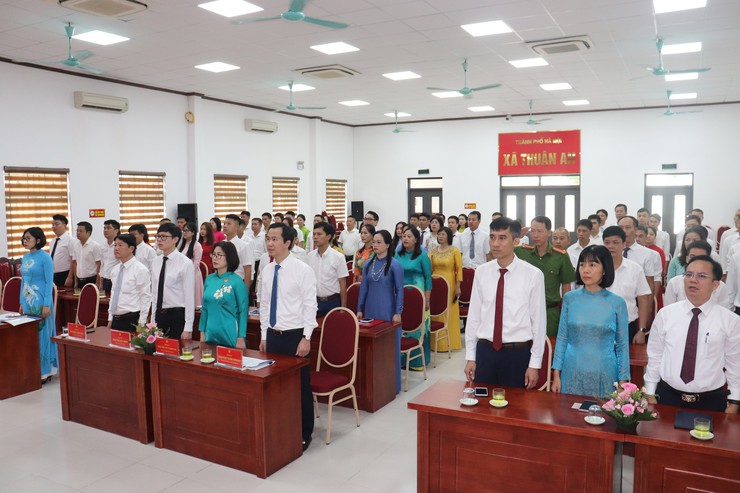 Đại hội Đảng bộ UBND xã Thuận An lần thứ I, nhiệm kỳ 2025 - 2030 thành công tốt đẹp- Ảnh 2.