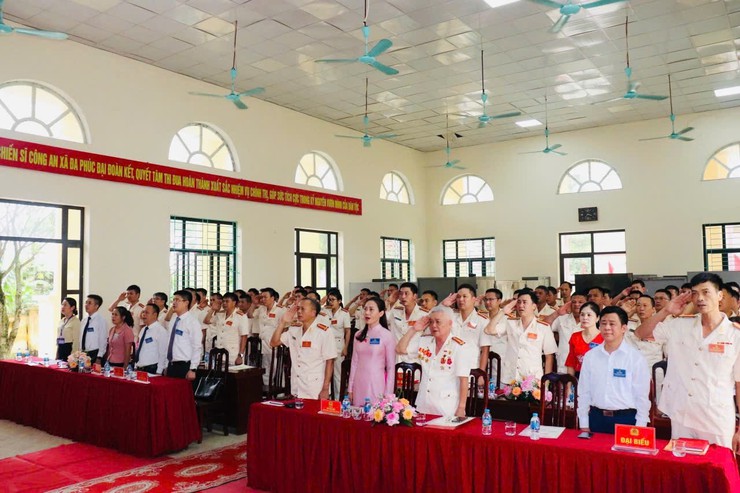 ĐẠI HỘI ĐẢNG BỘ CÔNG AN XÃ ĐA PHÚC LẦN THỨ NHẤT, NHIỆM KỲ 2025 – 2030- Ảnh 1.