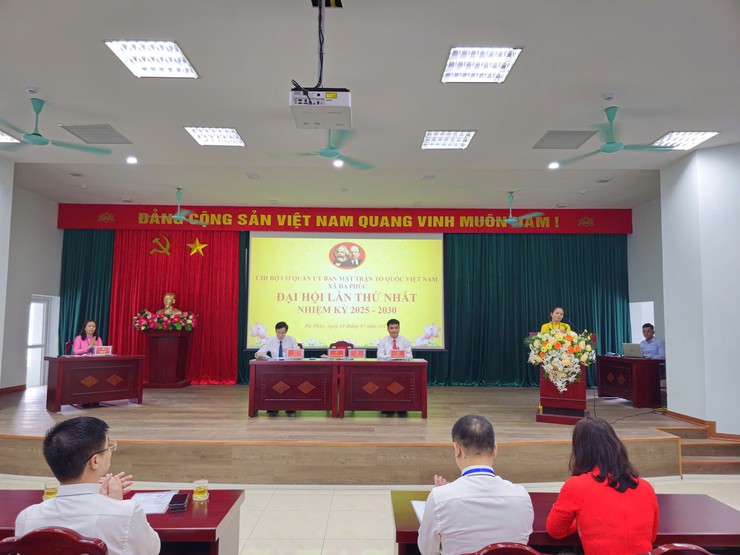 ĐẠI HỘI CÁC CHI BỘ CƠ QUAN ĐẢNG ỦY XÃ ĐA PHÚC- Ảnh 3.