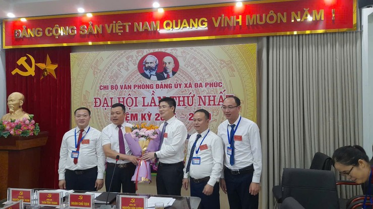 ĐẠI HỘI CÁC CHI BỘ CƠ QUAN ĐẢNG ỦY XÃ ĐA PHÚC- Ảnh 8.