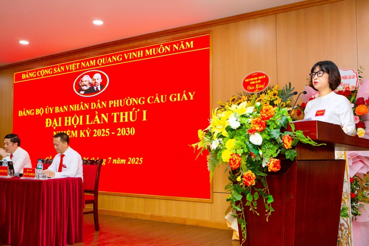 Đại hội Đảng bộ UBND phường Cầu Giấy lần thứ nhất, Nhiệm kỳ 2025 - 2030- Ảnh 2.