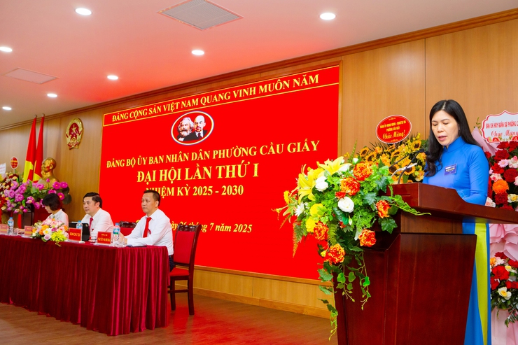 Đại hội Đảng bộ UBND phường Cầu Giấy lần thứ nhất, Nhiệm kỳ 2025 - 2030- Ảnh 3.