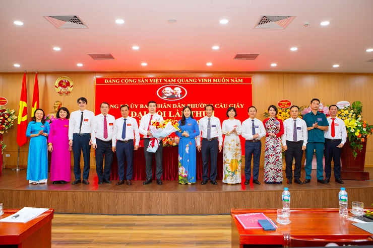 Đại hội Đảng bộ UBND phường Cầu Giấy lần thứ nhất, Nhiệm kỳ 2025 - 2030- Ảnh 5.