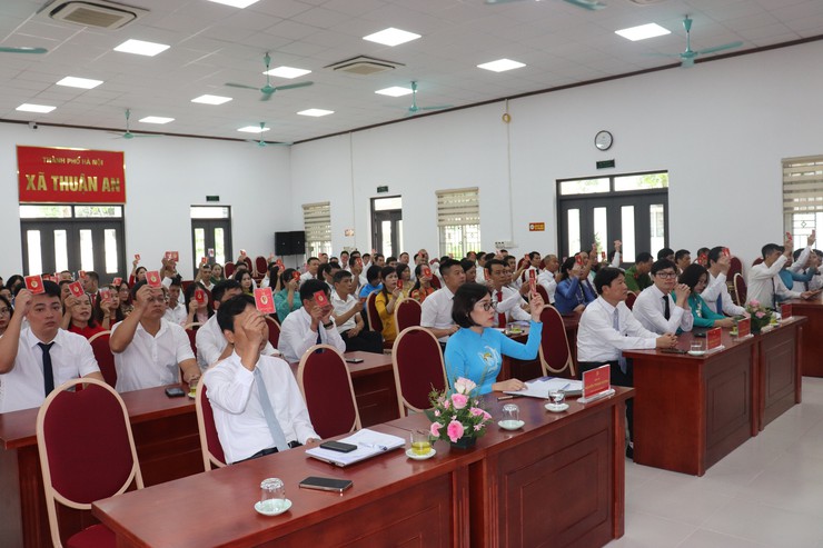 Đại hội Đảng bộ UBND xã Thuận An lần thứ I, nhiệm kỳ 2025 - 2030 thành công tốt đẹp- Ảnh 7.