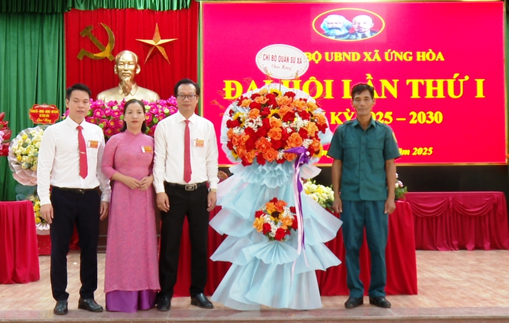 ĐẢNG BỘ UBND XÃ ỨNG HÒA TỔ CHỨC THÀNH CÔNG ĐẠI HỘI LẦN THỨ NHẤT, NHIỆM KỲ 2025 -2030.- Ảnh 6.