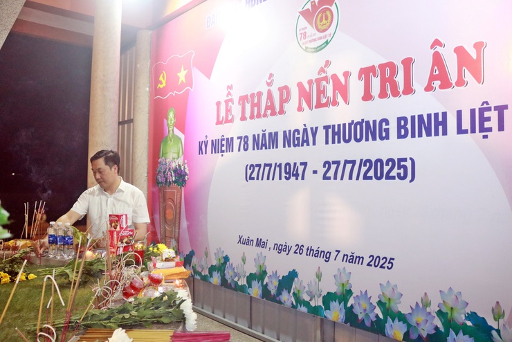 Xuân Mai triển khai nhiều hoạt động ý nghĩa kỷ niệm 78 năm Ngày Thương binh - Liệt sỹ (27/7/1947 - 27/7/2025)- Ảnh 2.