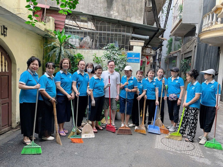 Phường Tương Mai tổ chức ra quân tổng vệ sinh môi trường trên toàn địa bàn Phường - Ảnh 5.