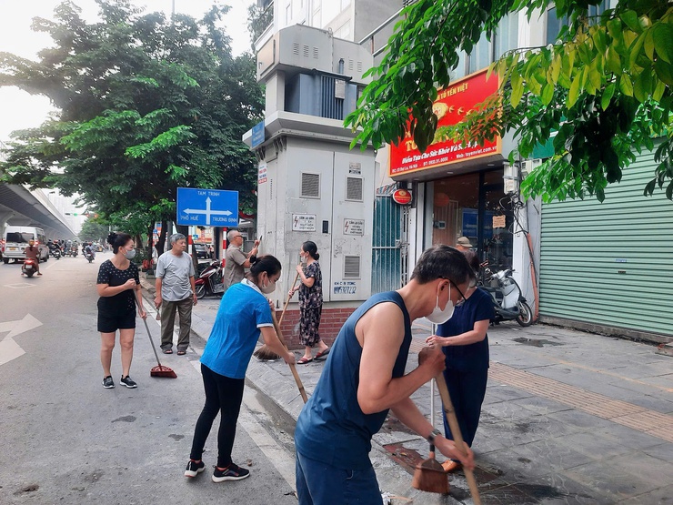 Phường Tương Mai tổ chức ra quân tổng vệ sinh môi trường trên toàn địa bàn Phường - Ảnh 15.