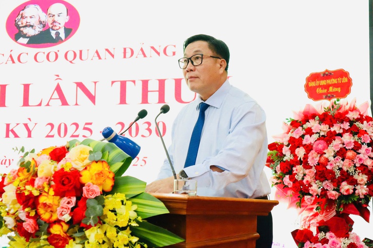Đại hội Đảng bộ các cơ quan Đảng phường Từ Liêm
 lần thứ I, nhiệm kỳ 2025 –  2030 thành công tốt đẹp.- Ảnh 9.