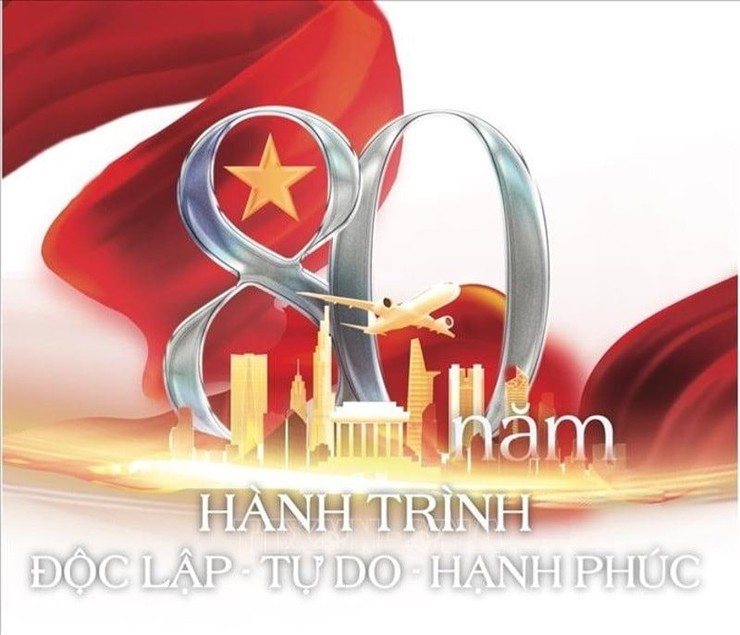 Công bố biểu trưng chính thức của triển lãm Thành tựu đất nước nhân dịp kỷ niệm 80 năm Ngày Quốc khánh- Ảnh 1.