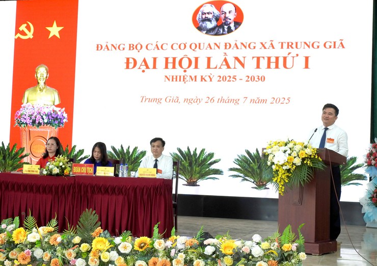 44 ĐẢNG VIÊN THAM DỰ ĐẠI HỘI ĐẢNG BỘ CÁC CƠ QUAN ĐẢNG XÃ TRUNG GIÃ LẦN THỨ I, NHIỆM KỲ 2025-2030- Ảnh 6.