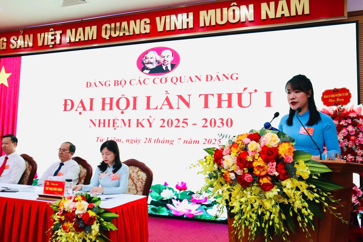Đại hội Đảng bộ các cơ quan Đảng phường Từ Liêm
 lần thứ I, nhiệm kỳ 2025 –  2030 thành công tốt đẹp.- Ảnh 4.