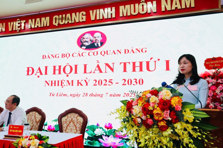 Đại hội Đảng bộ các cơ quan Đảng phường Từ Liêm
 lần thứ I, nhiệm kỳ 2025 –  2030 thành công tốt đẹp.- Ảnh 5.