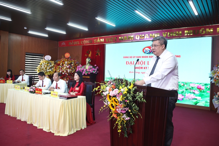 Đại hội Đảng bộ Ủy ban nhân dân phường Định Công lần thứ nhất, nhiệm kỳ 2025 - 2030- Ảnh 2.