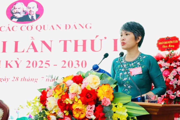 Đại hội Đảng bộ các cơ quan Đảng phường Từ Liêm
 lần thứ I, nhiệm kỳ 2025 –  2030 thành công tốt đẹp.- Ảnh 6.