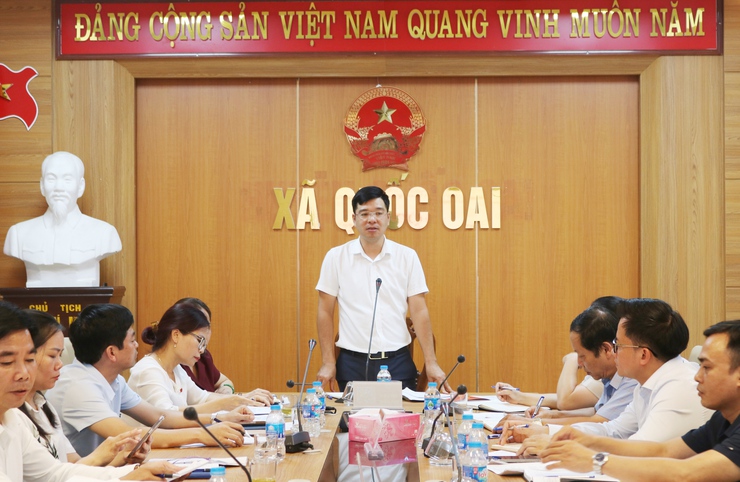 Xã Quốc Oai tổ chức phát động Cuộc thi “Giữ gìn thôn Sáng – Xanh – Sạch – Đẹp” năm 2025- Ảnh 9.