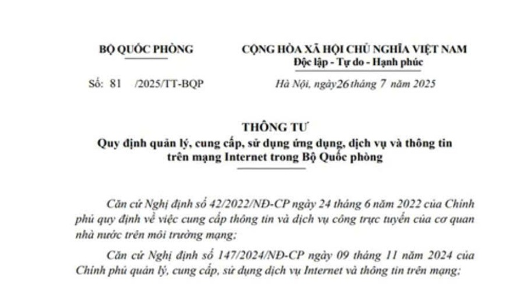 Không được đặt tên tài khoản mạng xã hội giống hoặc trùng tên cơ quan nhà nước, cơ quan báo chí, cơ quan khác trong Bộ Quốc phòng- Ảnh 1.