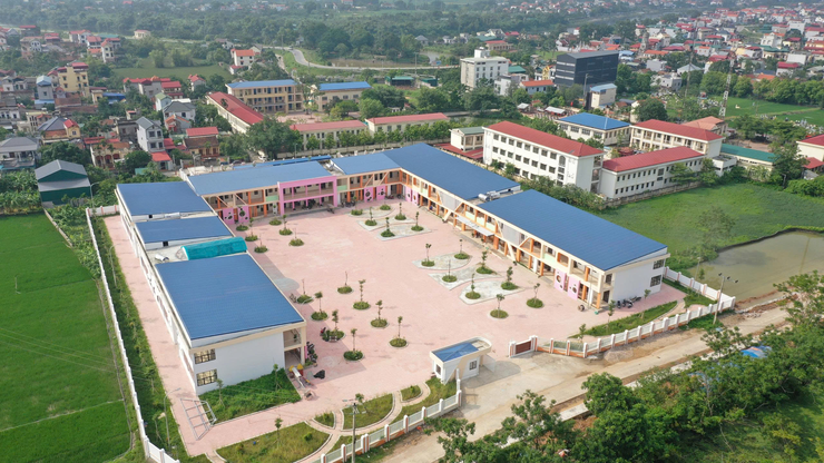 Lễ gắn biển công trình Trường mầm non Xuân Dương - Công trình chào mừng Đại hội Đảng bộ xã Dân Hòa lần thứ I, nhiệm kỳ 2025-2030- Ảnh 5.