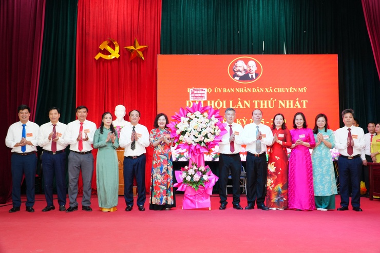 Đại hội Đảng bộ UBND xã Chuyên Mỹ lần thứ I: Quyết tâm xây dựng chính quyền hiệu năng - hiệu lực - hiệu quả- Ảnh 4.