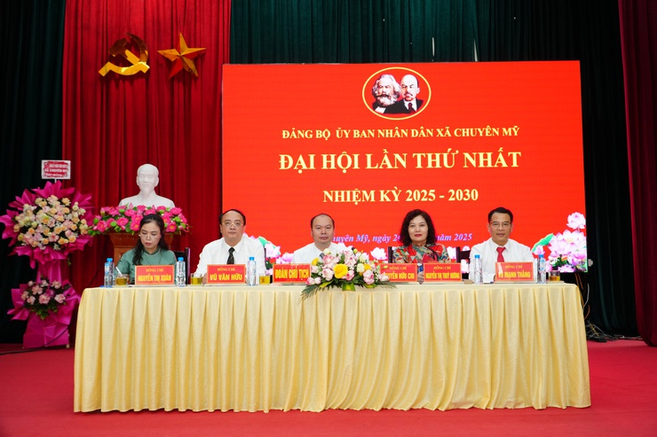 Đại hội Đảng bộ UBND xã Chuyên Mỹ lần thứ I: Quyết tâm xây dựng chính quyền hiệu năng - hiệu lực - hiệu quả- Ảnh 9.