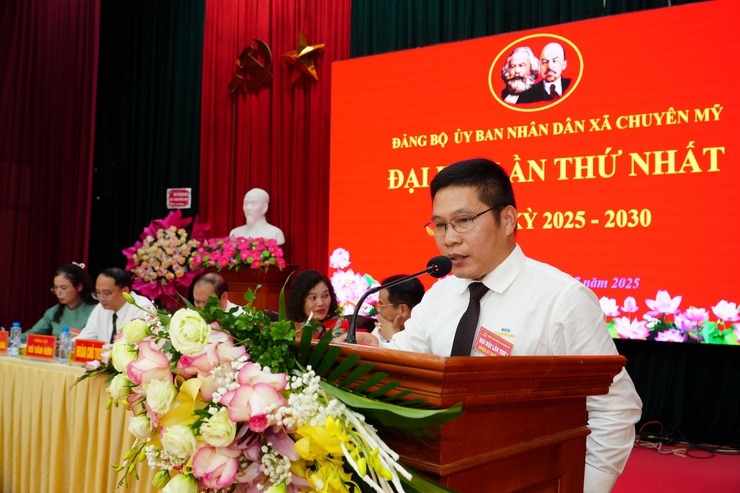 Đại hội Đảng bộ UBND xã Chuyên Mỹ lần thứ I: Quyết tâm xây dựng chính quyền hiệu năng - hiệu lực - hiệu quả- Ảnh 7.