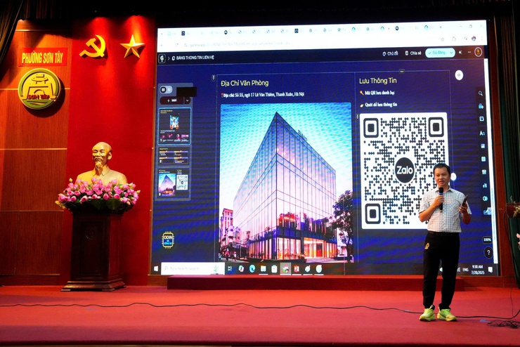 Phường Sơn Tây triển khai ứng dụng trong công tác chuyển đổi số phục vụ nhân dân- Ảnh 1.