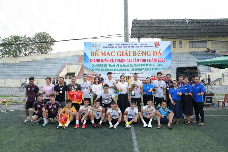 Bế mạc Giải bóng đá thanh niên xã Thanh Oai: Lan tỏa tinh thần đoàn kết- Ảnh 5.