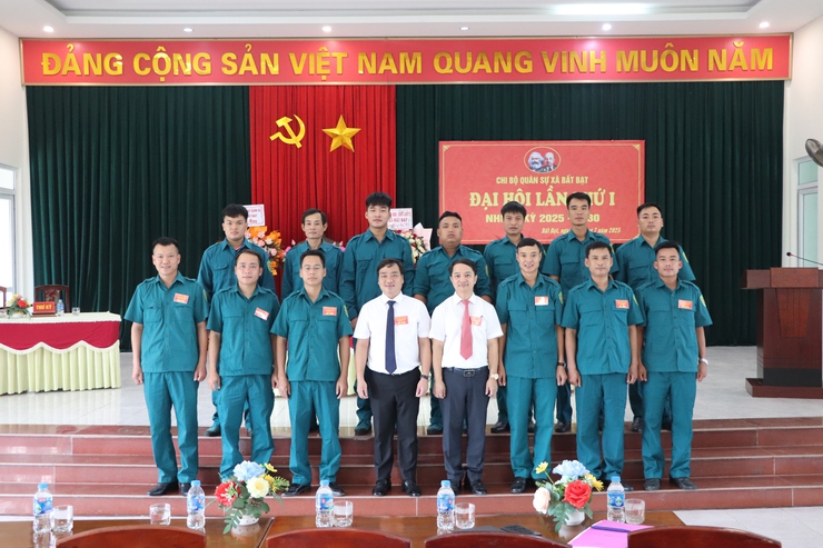 Đại hội Chi bộ Quân sự xã Bất Bạt lần thứ I, nhiệm kỳ 2025 – 2030: Dấu mốc quan trọng trong công tác xây dựng lực lượng vũ trang địa phương- Ảnh 8.