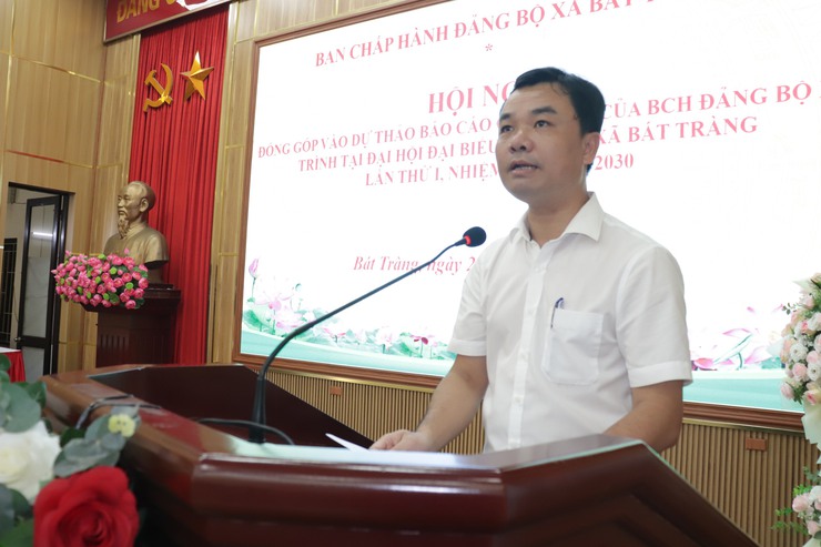 Bát Tràng quyết tâm đoàn kết, thống nhất, đẩy mạnh chuyển đổi số, xây dựng xã phát triển toàn diện, bền vững- Ảnh 2.