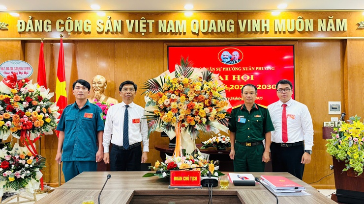 Đại hội Chi bộ Quân sự phường Xuân Phương Lần thứ I, nhiệm kỳ 2025 – 2030: Dấu mốc quan trọng trong công tác xây dựng lực lượng vũ trang địa phương.- Ảnh 7.