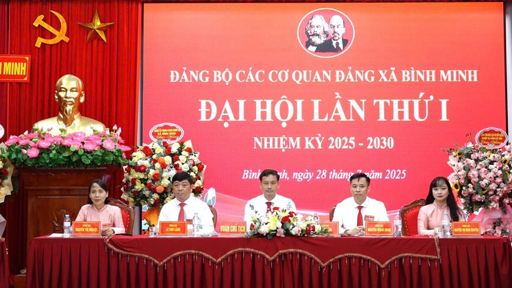 Đảng bộ các cơ quan Đảng xã Bình Minh tổ chức Đại hội lần thứ Nhất, nhiệm kỳ 2025 – 2030: Đoàn kết- Dân chủ- Kỷ cương-Đổi mới- Phát triển.- Ảnh 5.