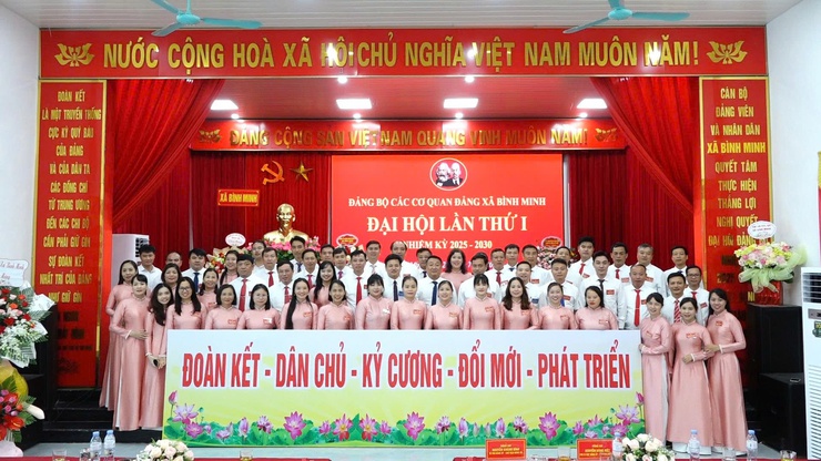 Đảng bộ các cơ quan Đảng xã Bình Minh tổ chức Đại hội lần thứ Nhất, nhiệm kỳ 2025 – 2030: Đoàn kết- Dân chủ- Kỷ cương-Đổi mới- Phát triển.- Ảnh 7.