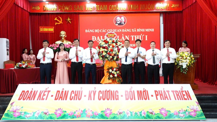 Đảng bộ các cơ quan Đảng xã Bình Minh tổ chức Đại hội lần thứ Nhất, nhiệm kỳ 2025 – 2030: Đoàn kết- Dân chủ- Kỷ cương-Đổi mới- Phát triển.- Ảnh 3.