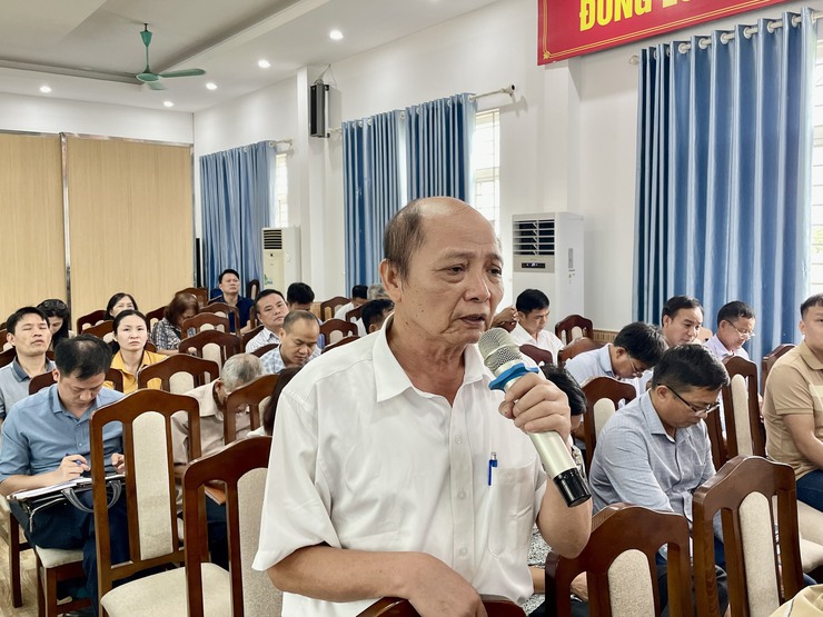 XÃ ĐẠI THANH: HỘI NGHỊ GIAO BAN THÁNG 7 NĂM 2025 GIỮA ĐẢNG ỦY - HĐND - UBND - UB.MTTQVN XÃ VỚI CÁC CƠ QUAN, ĐƠN VỊ, THÔN, TỔ DÂN PHỐ- Ảnh 6.